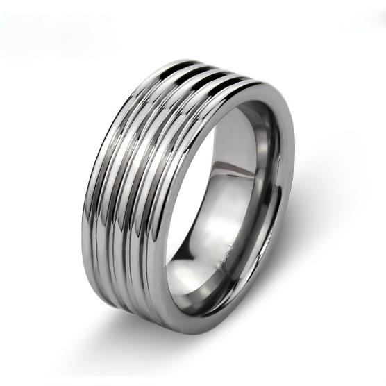 Fashionable titanium steel ring men's reincarnation tungsten gold ring Korean style fashion domineering single ring personalized trendy men's jewelry