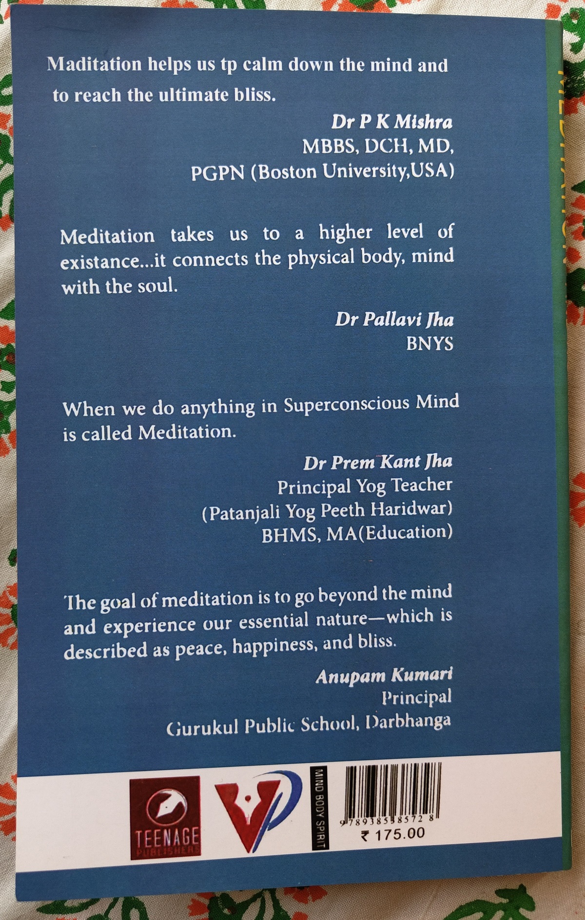 Meditation and Its Methods by Swami Vivekananda. 