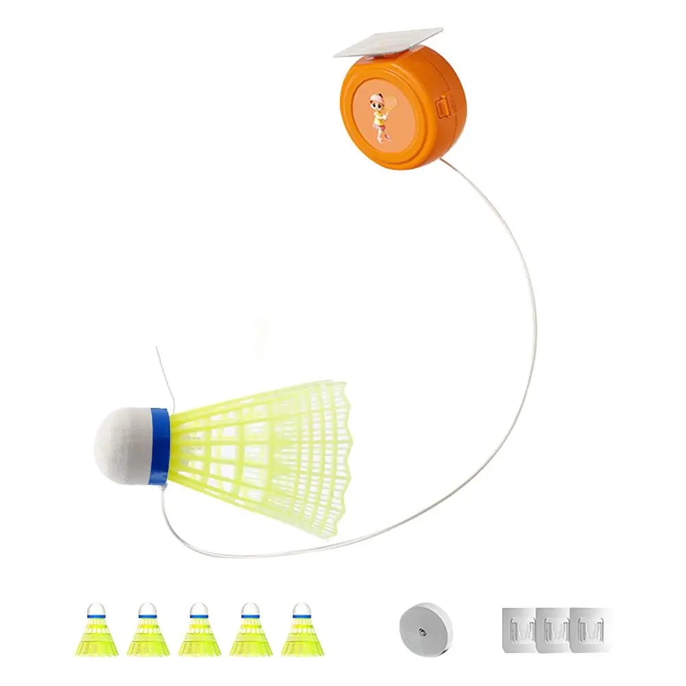 Portable Badminton Trainer Badminton Practice Robot Self-study Training Rebound Badminton Tool Professional Shuttlecock Supplies. 