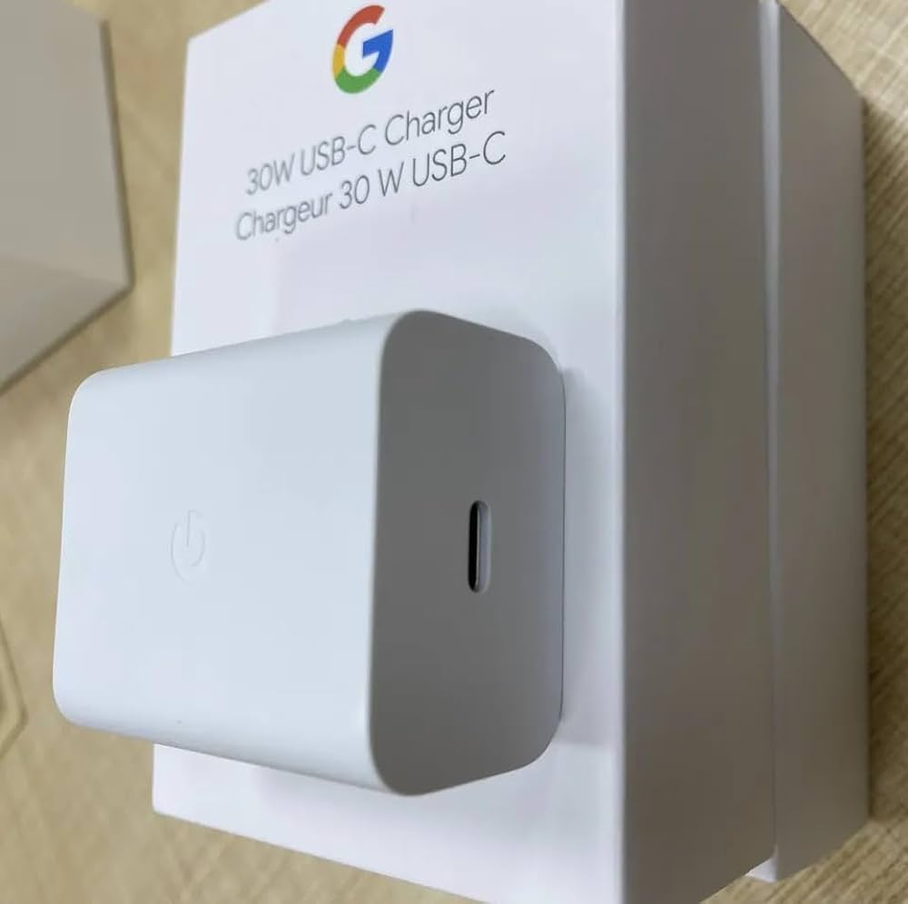 Google 30W USB-C Fast Charging Power Adapter Compatible for Google Pixel 7 Pro, Pixel 7, Pixel 7A, Pixel 6 Pro, Pixel 6, Pixel 6A, Pixel Android Phone Charger [Quick Charge Support] - 30 Watt, White. 