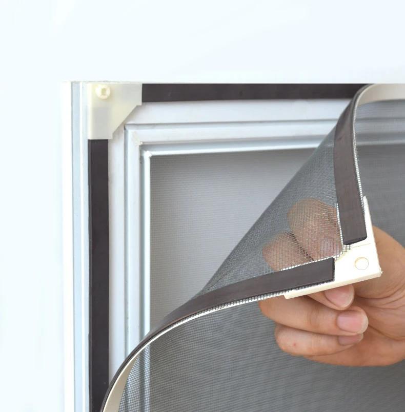 New magnetic mosquito net for window screen mesh custom magnet ventilated tulle curtains adjustable and easy to install. 