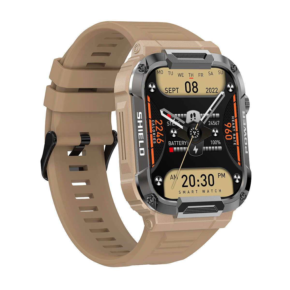 2024 New 66 smartwatch Bluetooth 8763EW one click link rotary button triple waterproof swimming. 