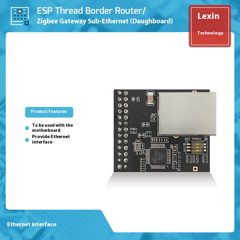 ESP Thread Border Router/Zigbee Gateway/Ethernet daughter board