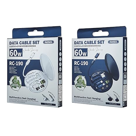 KTOL USB Cable Card,Multi-Function Portable USB Adapter Card Storage Set,60W Fast Charge,USB-C/USB-A/Micro-USB/Charging Cable Kit,Sim Card Tray Eject Pin,Hidden Bracke(excluding Micro SD Cards) Blue. 