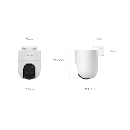 EZVIZ CS-H8C (4mm) (2.0MP) Color Wi-Fi Dome IP Camera #CS-H8C-R100-1K2WKFL. 