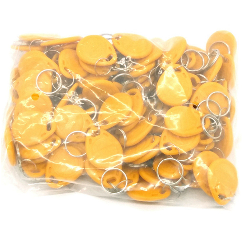 100Pcs T5577 Blank Key Tag RFID Chip Ring Cards Tags Keytag 125 Khz Copy Rewritable Writable Duplicate. 