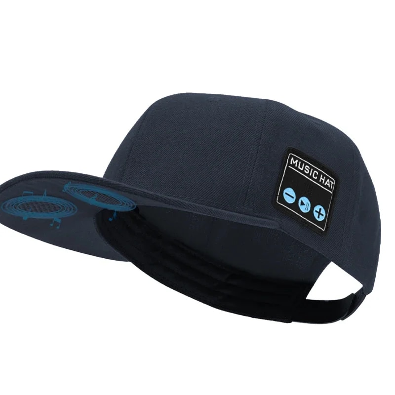 Wireless Bluetooth 5.0 Speaker Hat/Cap with (Inbuilt Microphone) Wireless Smart Speaker Hat/Cap for Outdoor/Indoor Sports. 