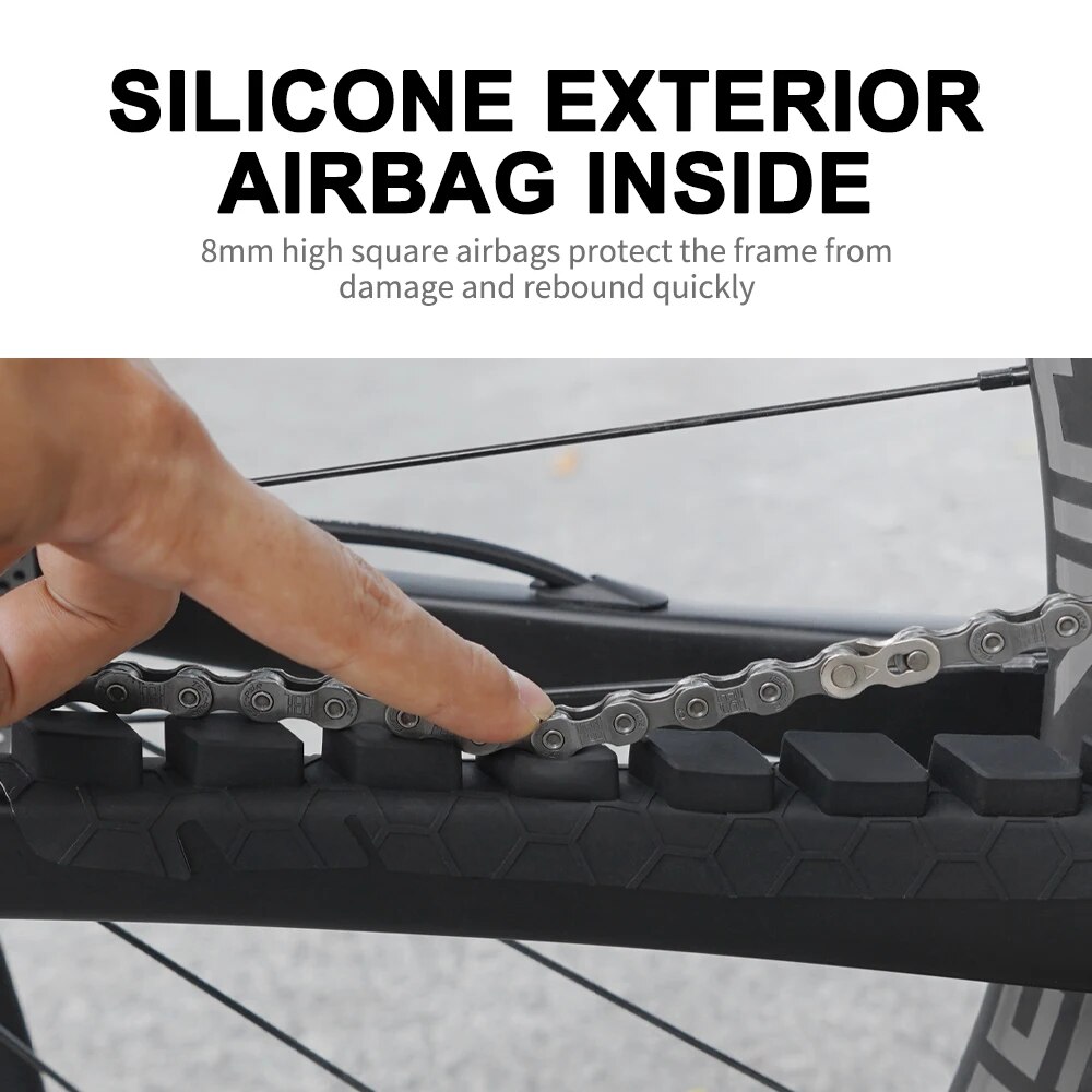 TOSEEK Bicycle Chain Sticker Scratch Protector MTB/Road Bicycle Anti Slip Sticker Protection Frame. 