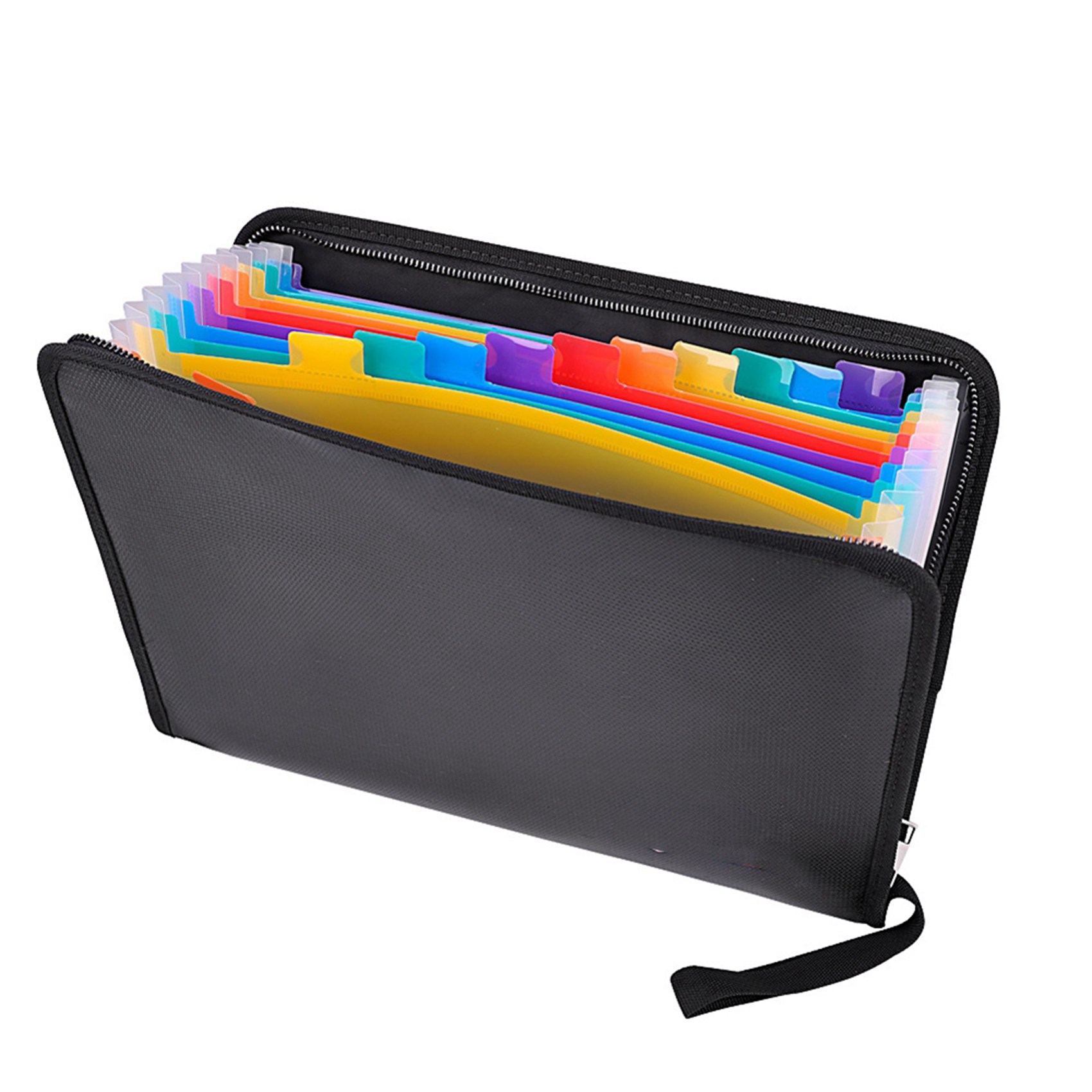 2 Pcs Folder Organizer Water Resistant Fireproof File Folder Letter Size Waterproof Money Document Bag, A & B. 