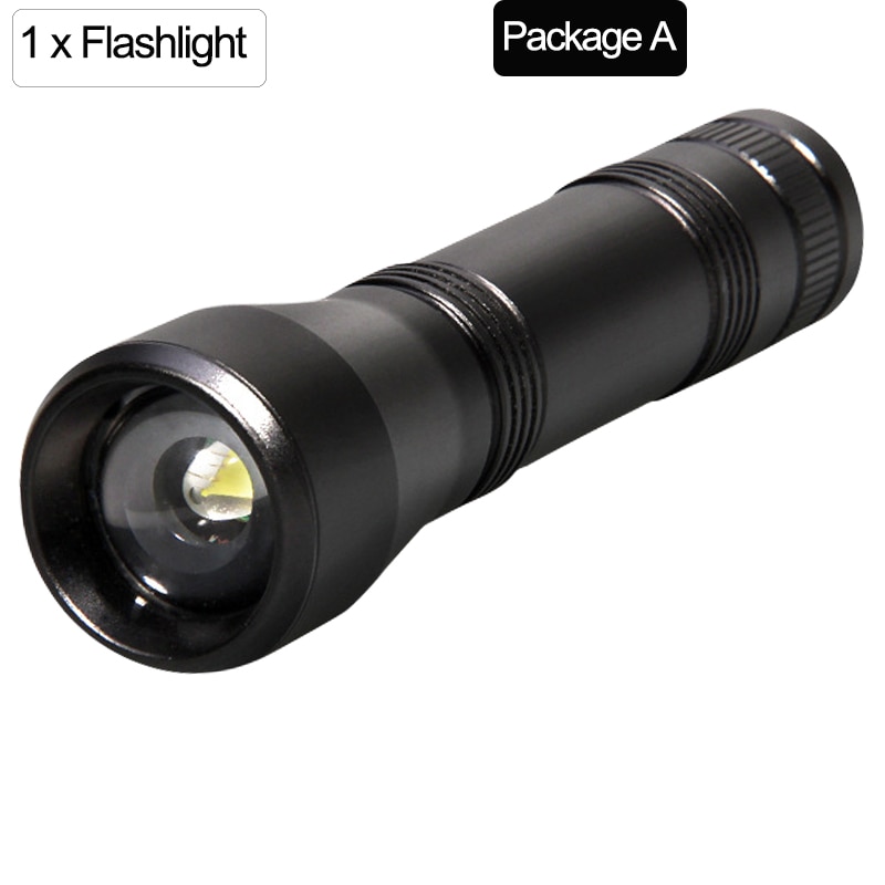 8000Lumens UV  Purple Light Lanterna 395nm Ultra Violet Light LED Torch Zoomable  by 18650 -UV  - Package A - UV. 