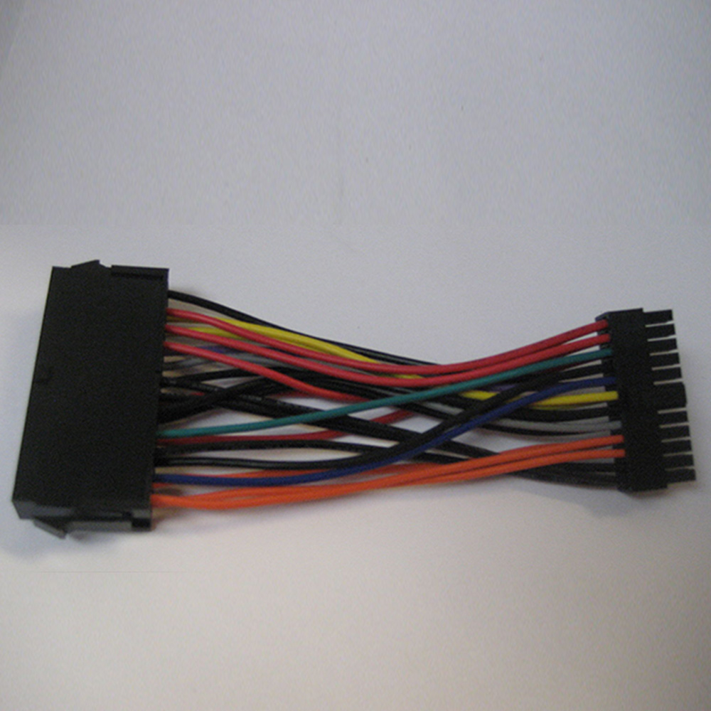 ATX Power Supply 24 Pin to Mini 24 Pin Cable For Dell Optiplex 760 780 960 980 Large 24P to small 24P adapter power cord Adapter. 
