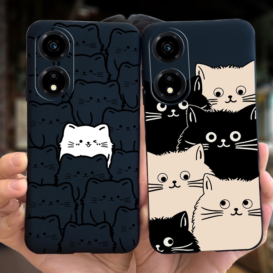 For Honor X5 Plus Case Cute Cartoon Candy Color Soft Silicone TPU Slim Phone Back Cover Honor X5Plus WOD-LX1 WOD-LX2 WOD-LX3. 