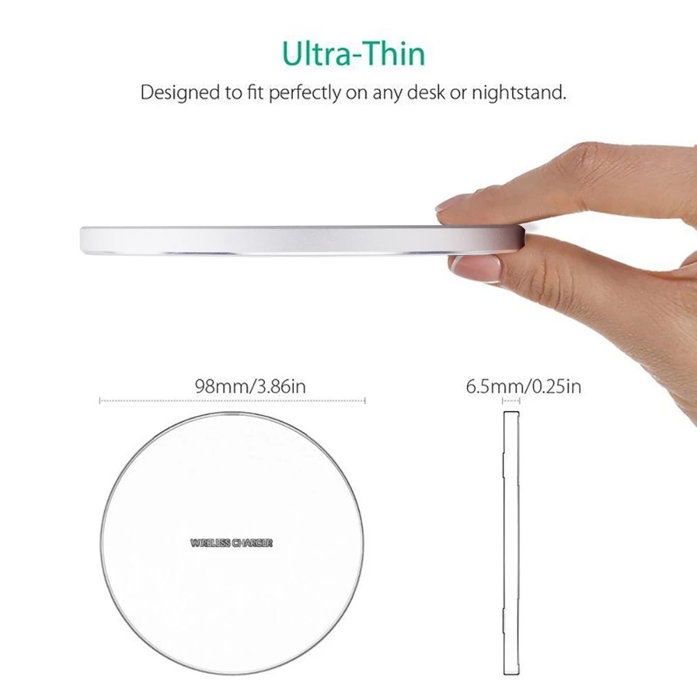 25W Qi Wireless Charger Receiver Kit For iPhone 6 7 Plus 5s Micro USB Type C Universal Fast Wireless Charging For Samsung Xiaomi. 