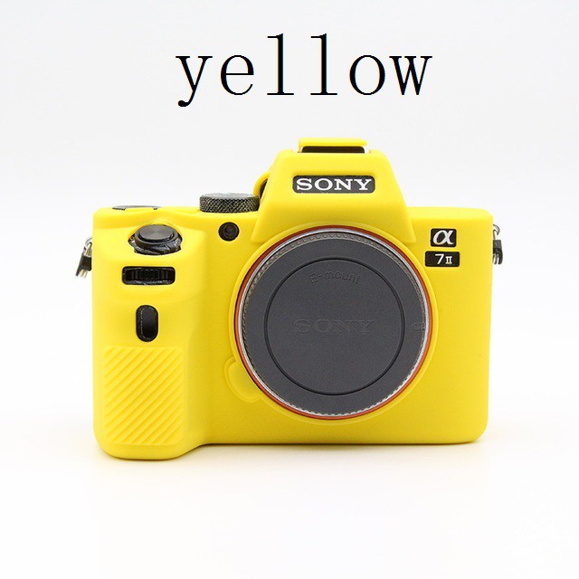 For Sony A7 II A7II A7R mark2 a7s2 A7R2 Silicone Camera Bag Soft Silicone Camera Protective Case. 