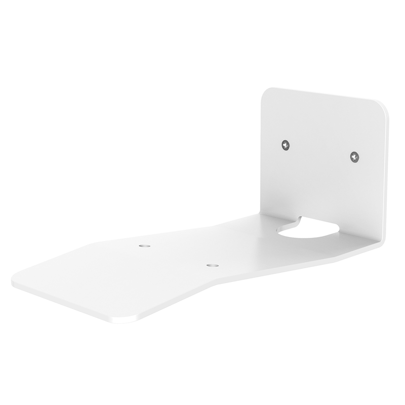 2X Wall Mount Metal Stand Era 300 Audio Bedroom Wall Storage Holder Organizer Rack Smart Speaker Bracket White