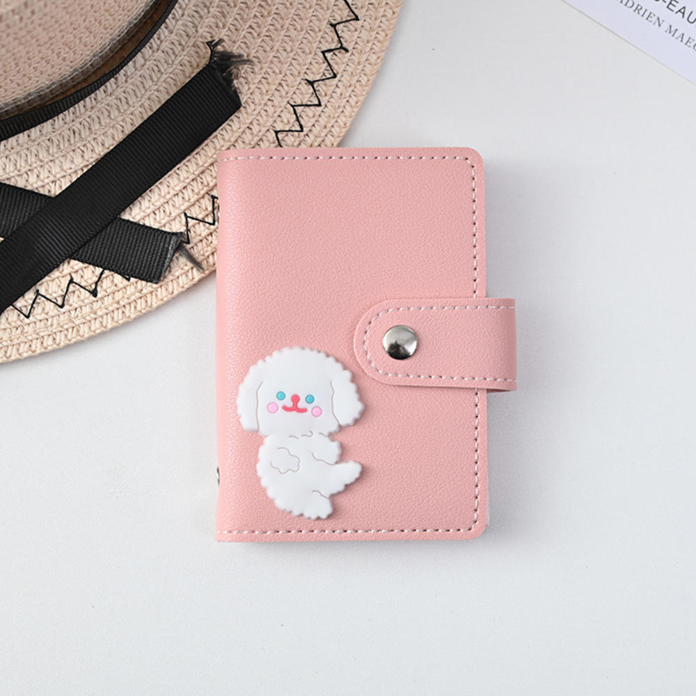 26 Bit Card Holder Card Holder Wallet PU Leather Wallet Cartoon Card Case 26 Bit Card Holder ID   Holder. 