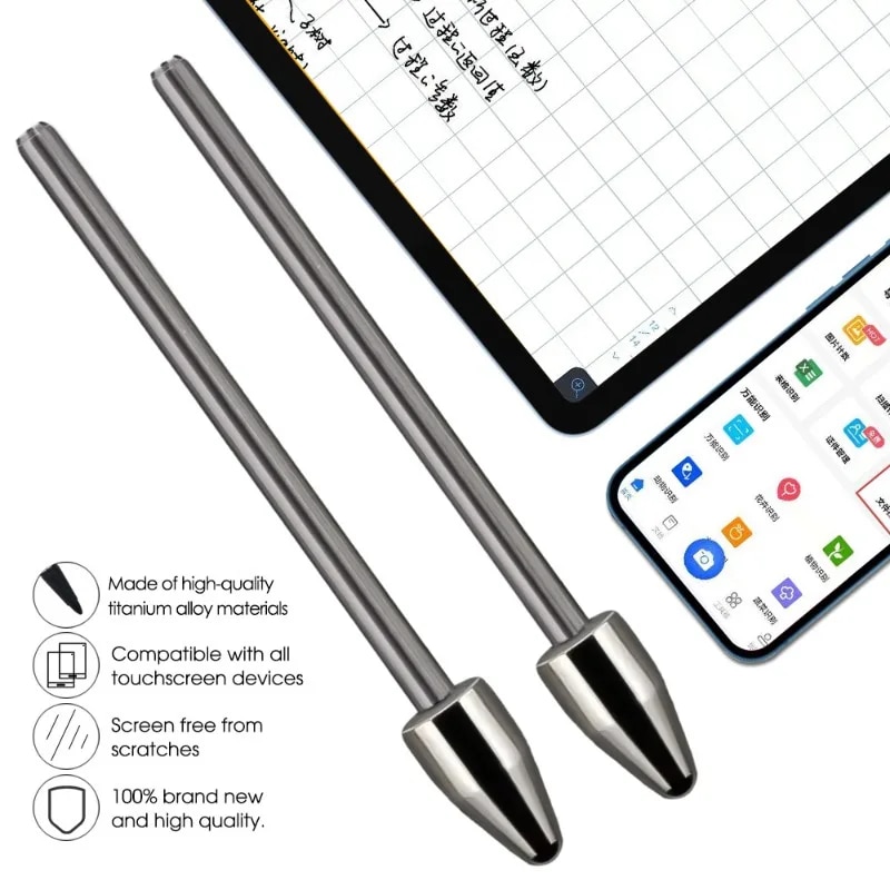Replacement Metal Pen Tip Nib for Samsung Galaxy S24Ultra S23Ultra Tab S9 S9U S9FE S Pen Fine Point Wear-resist Stylus Pen Tips. 