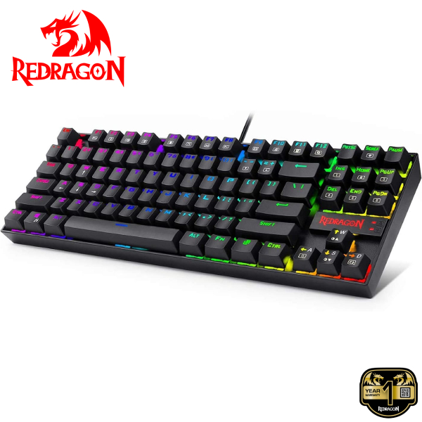 REDRAGON K552 KUMARA RGB MECHANICAL GAMING KEYBOARD. 