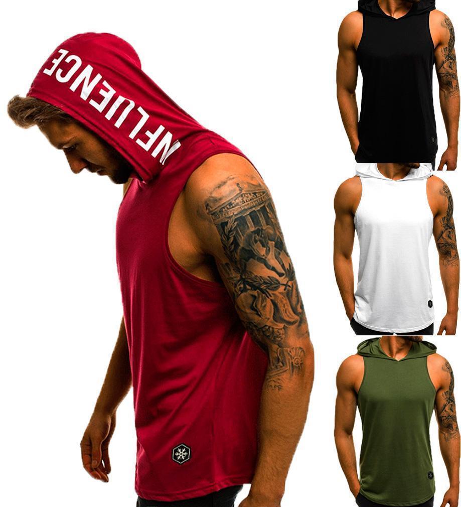 plain sleeveless hoodie