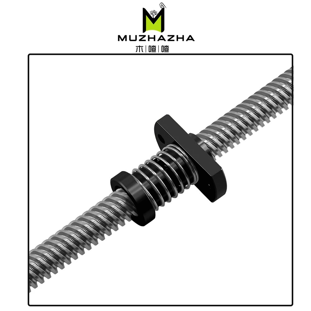 3D Printer Z Axis Trapezoid Motor Screw Nuts T8 Nut POM Nut Lead 8mm Pitch 2mm For Creality CR10 CR-10S Ender-3 Lead Screw