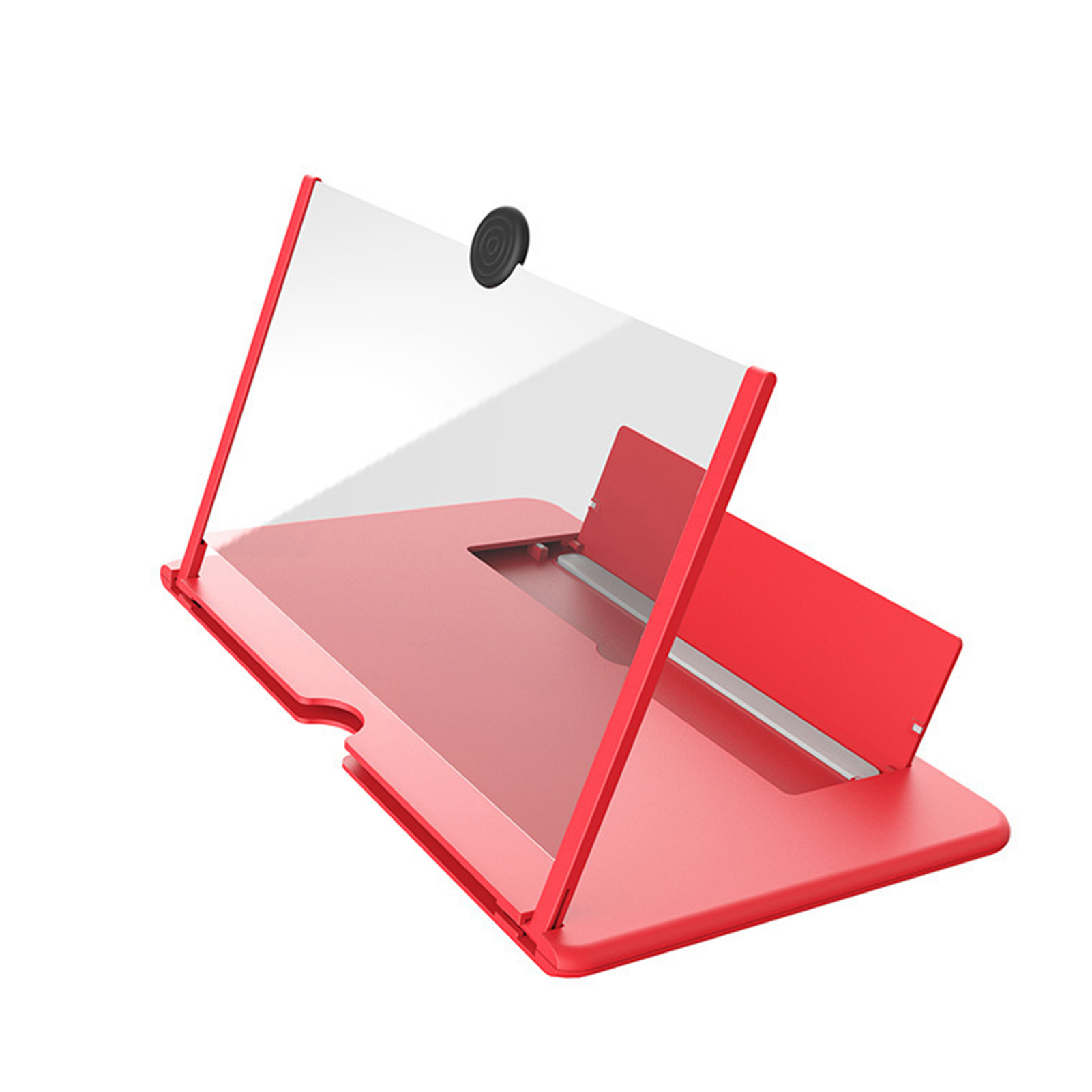 【3C VictoryEagle】Red 10” Screen Magnifier Phone - Enlarges Screen 2-3 Times - Compatible with