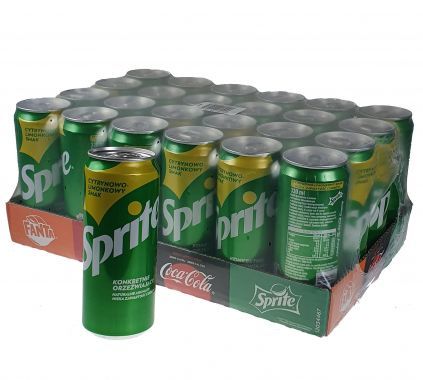 Sprite Can Soft drinks 24 pieces - Full Case 330ml. 