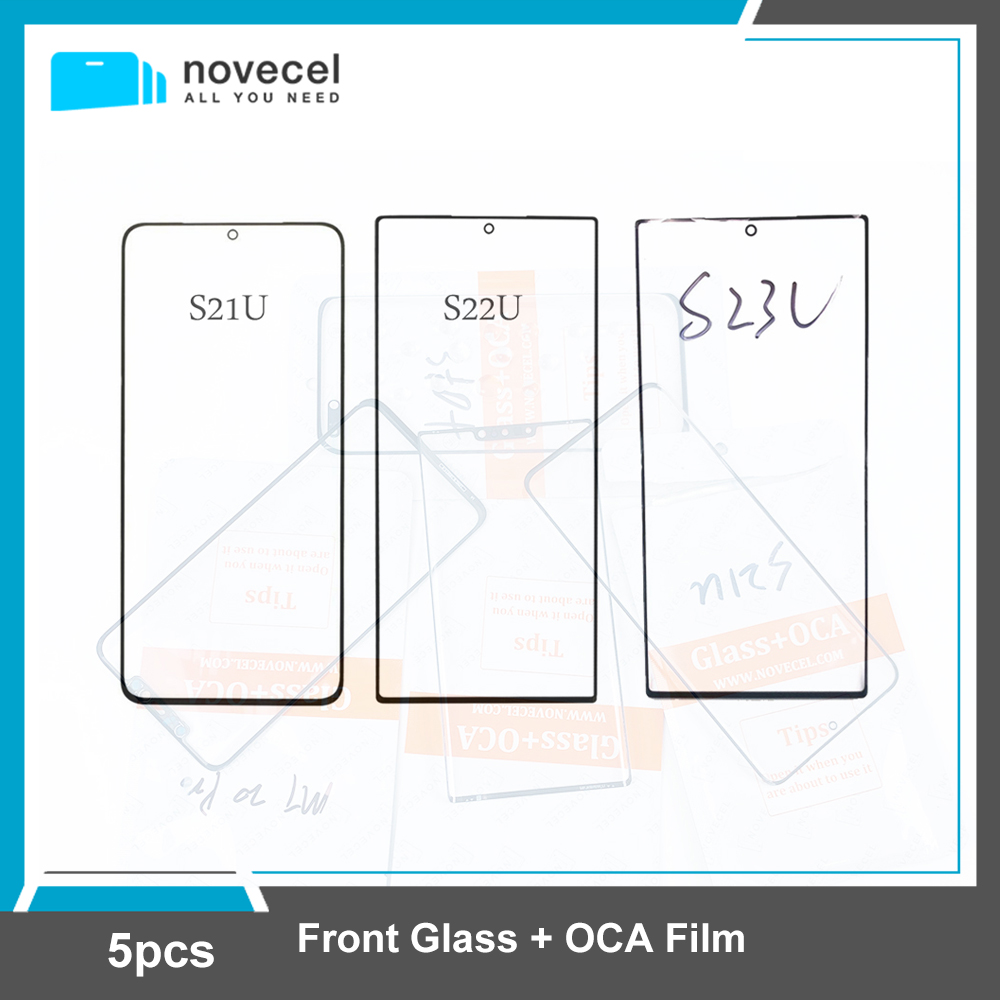 S20 S for Samsung CA Glue with Outer Glass with Oultra 5pc S23 S24 S918 Front Galaxy21 S22 Series LCD Screen Repair Parts Replacement