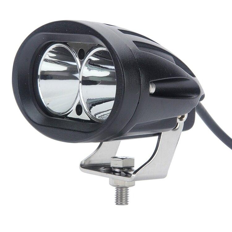 Bikers World White 2Pcs 20W 3200 Lm Bike Fog Lights Projector Lamp Spot Beam Drl For All Bikes. 