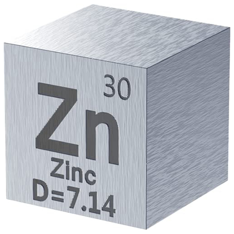 10 Piece Elements-Cubes - Density-Cube Set As Shown Metal 0.39 Inch/10 mm for A Periodic Table of Elements Collection. 