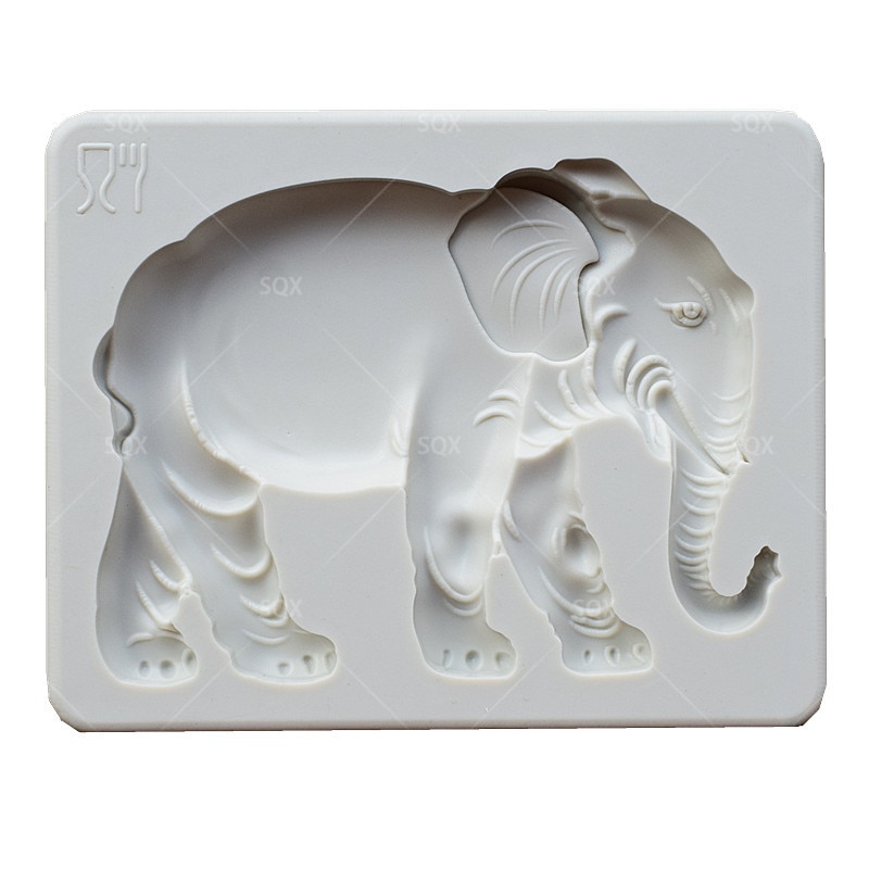 【happy one】Series Elephant Cooking Fondant Baking Molds,Moule Silicone,Cake Decorating Tools Tools MR62. 