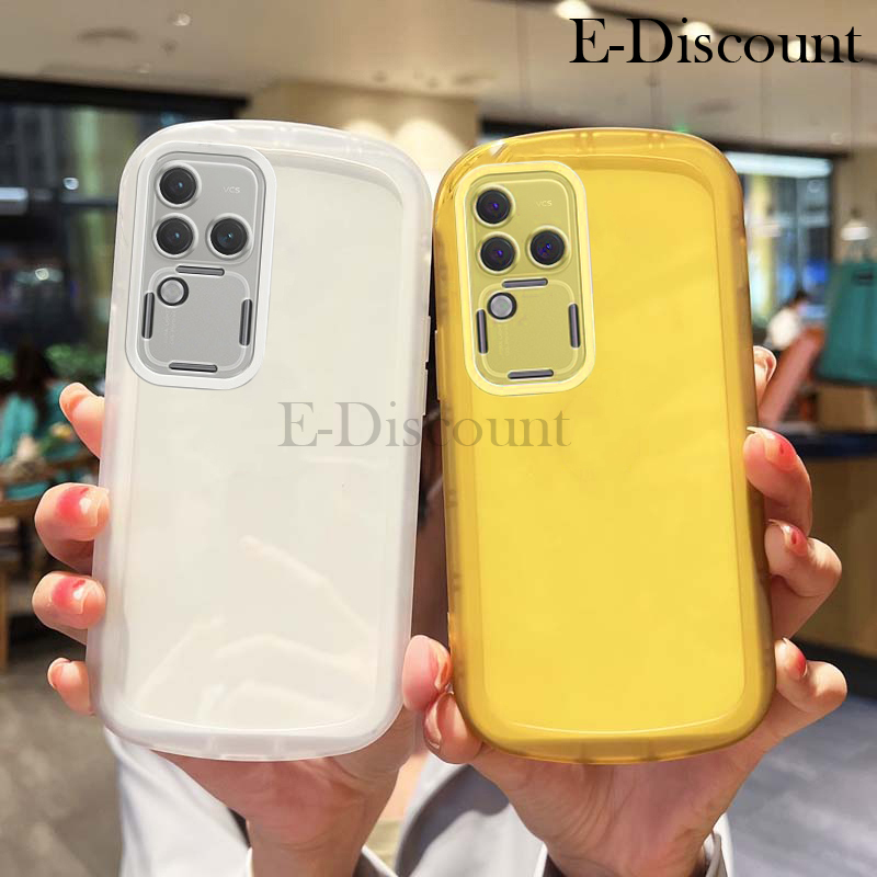 New Phone Case For VIVO V30 5G Cover Cute Soap Design with Transparent Soft Silicone Multi-color Lens Protection for VIVO V30 Pro Case