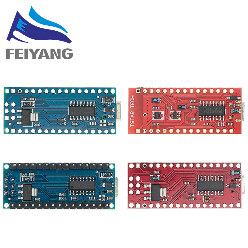 【The road to happiness Store】SAMIORE ROBOT Promotion For arduino Nano 3.0 Atmega328 Controller Compatible Board Module PCB Development Board without USB V3.0. 