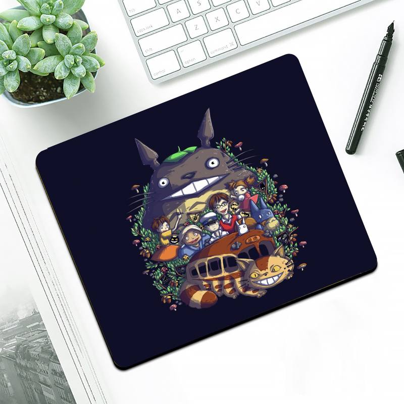 Studio Ghibli Totoro Kiki No Face Man Mouse pad PC Computer mat Small Pad Rubber Mouse Mat MousePad Desk Gaming Mousepad Cup Mat. 