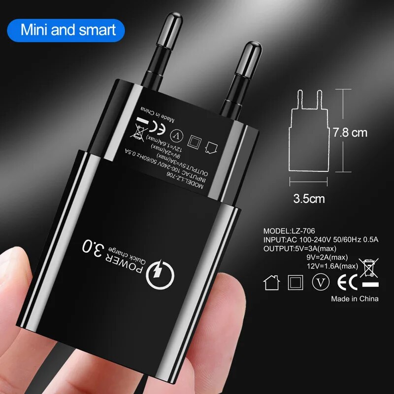 Fast Charger USB Type C Cable For OPPO A52 A72 A92 F17 Realme 6 7 Pro Redmi 9 8 8A Note 9 Pro Fast Charging USB-C Charger Cable