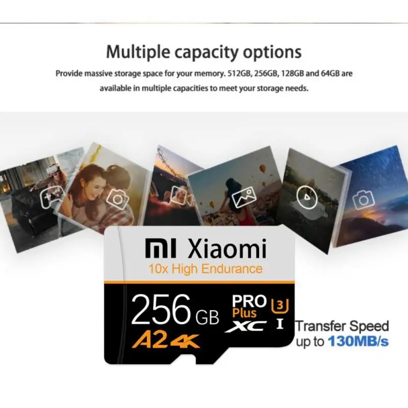 Original Xiaomi 1TB Micro SDXC Card Memory Card TF/SD 128GB 256GB 512GB Mini Memory Card Class10 Sd Card For Camera/Phone. 