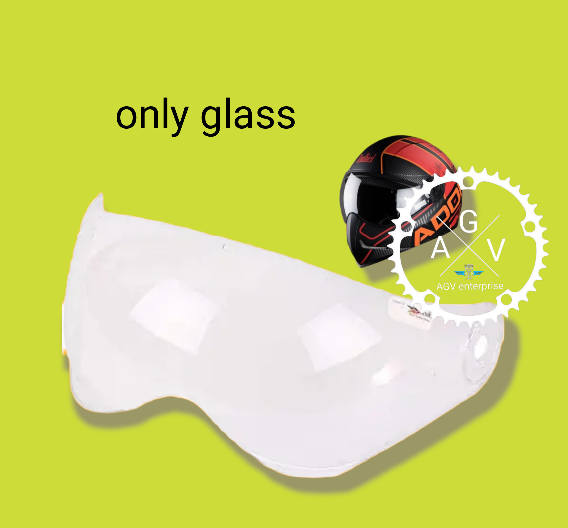 Helmet glass best sale for steelbird