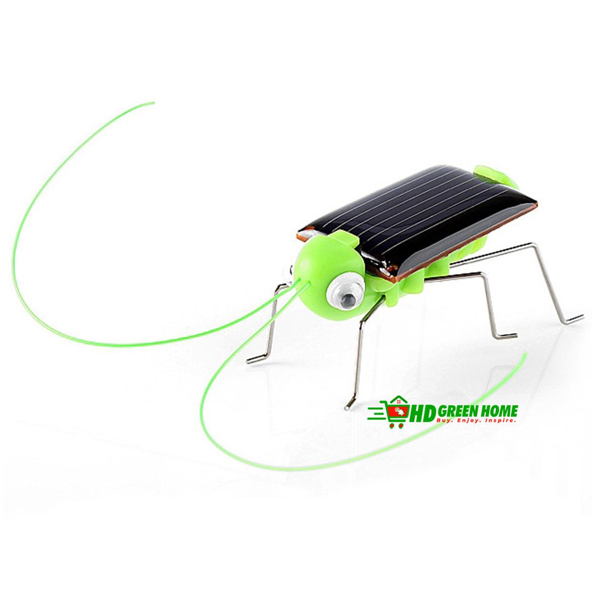 Mini Moving Grasshopper Solar Toy Shaking Robot Bug Solar Power Educational Toy. 