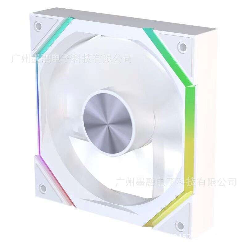 Jungle Leopard Star River Cooling CD Pattern ARGB Flowing Light 12cm Temperature Controlled Silent Computer Case Fan. 