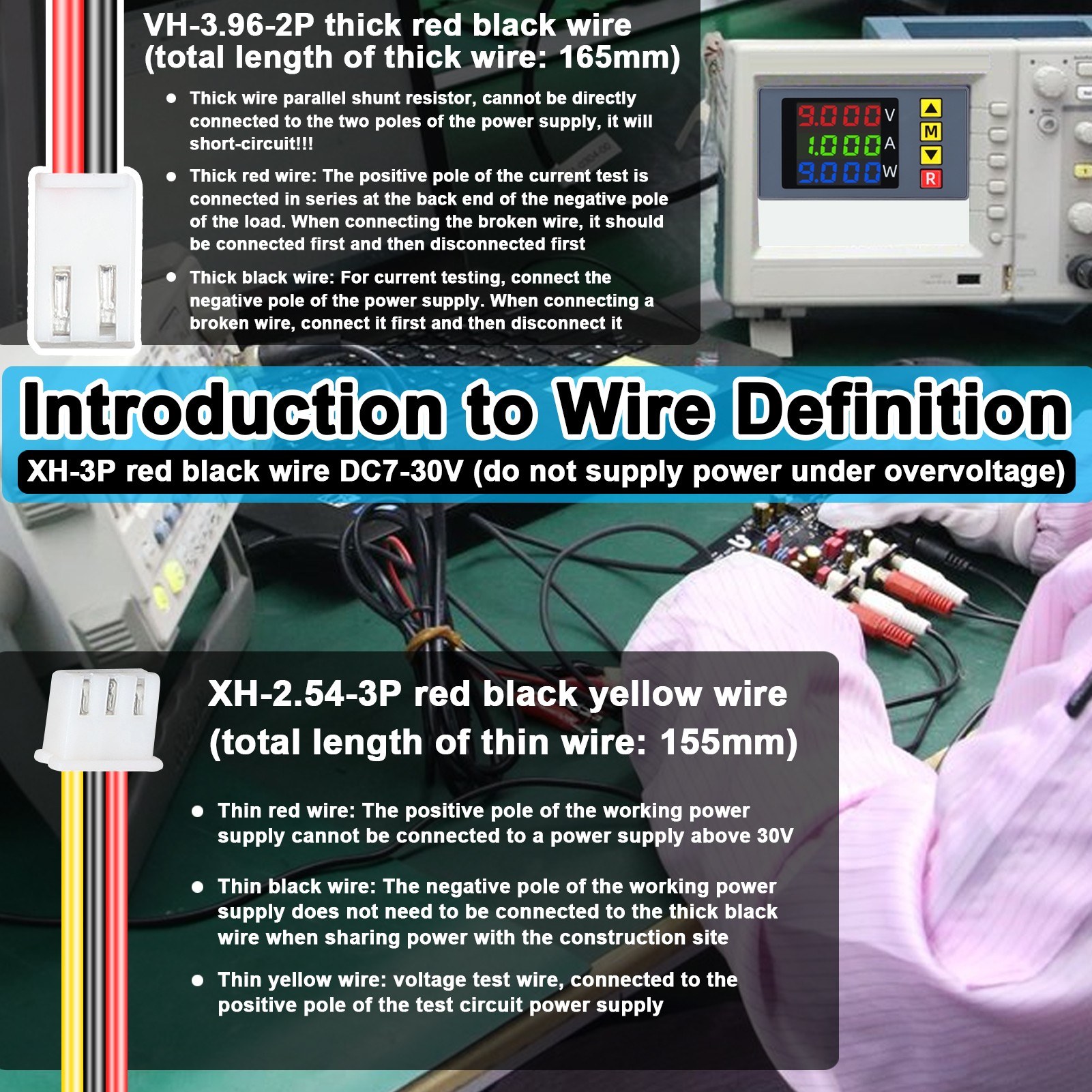 BM730 3in1 Voltage Current Power Meter 4-digit Digital Voltmeter Multifunctional Ammeter with Buzzer Supports Voltage and Current Display Fine Adjustment with Low Voltage Overvoltage and Overcurrent Sound Alarm Function. 
