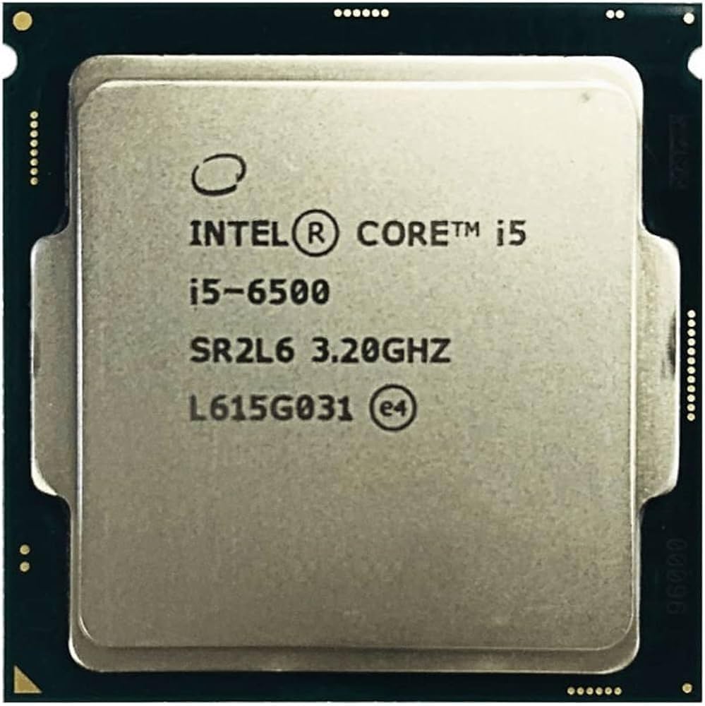 CORE i5-6500 -3.20ghz  - 6th generation 110 - 150- 250  model  mother board supported  Processor for desktop computer with 1year warranty. 