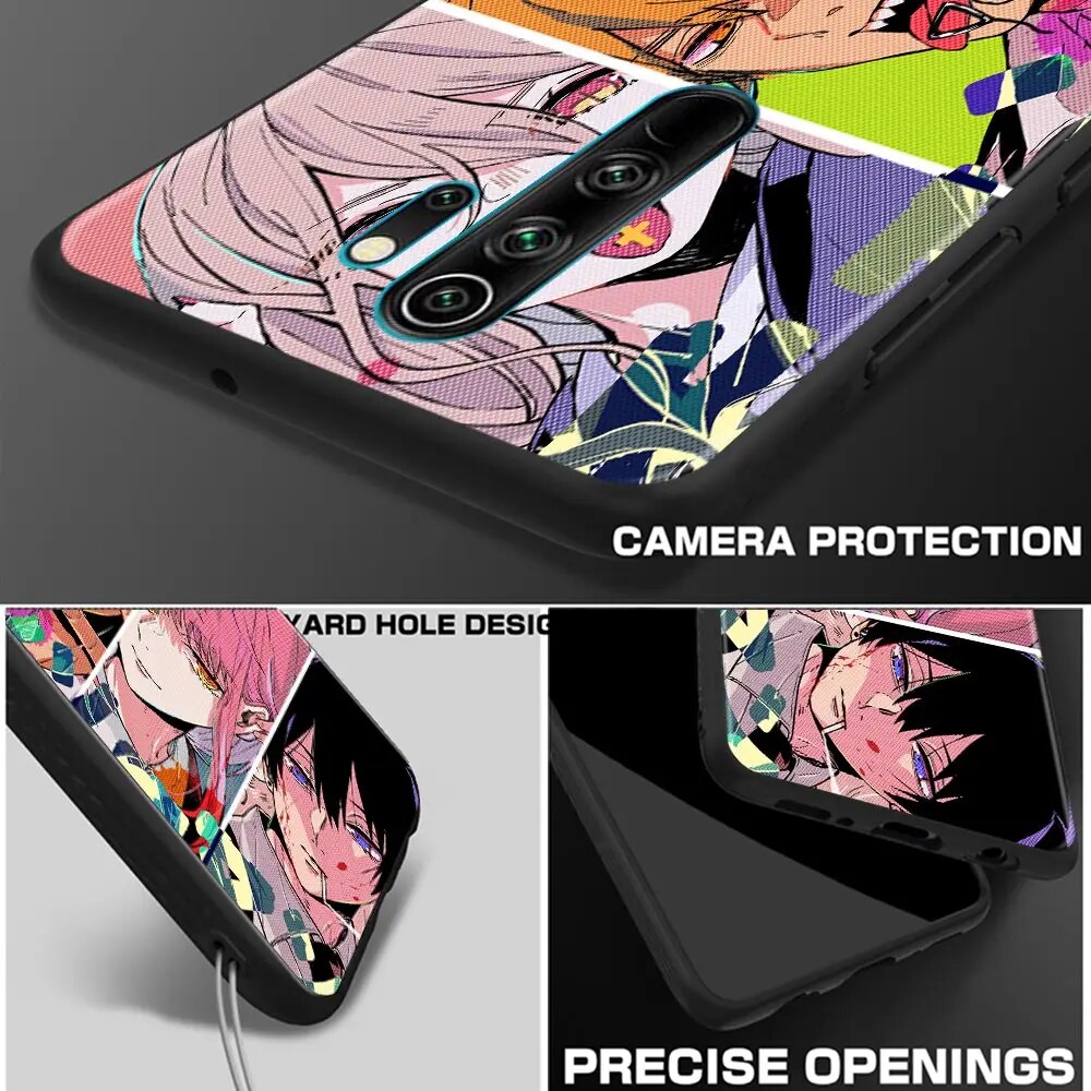 Power Chainsaw Man Makima Anime Silicone Case For Xiaomi Redmi Note 10 Pro 8 9 11 12 Pro Plus 7 8T 9T 10S 11S 12S 5G Soft Covers. 