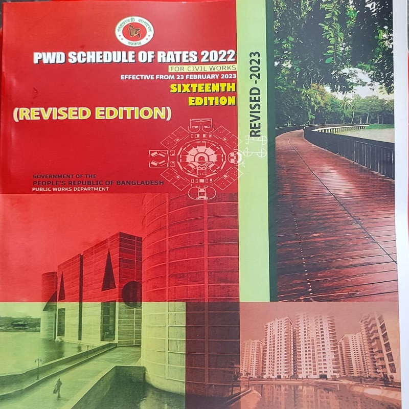 PWD Schedule Of Rates For Civil Works-2022-Part A -(Revised -2023) Civil Engineering