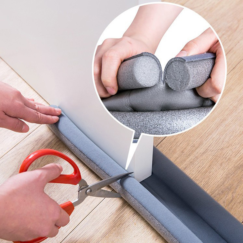 Under Door Draft Guard Stopper Reduce Noise Door Bottom Sealing Strip. 
