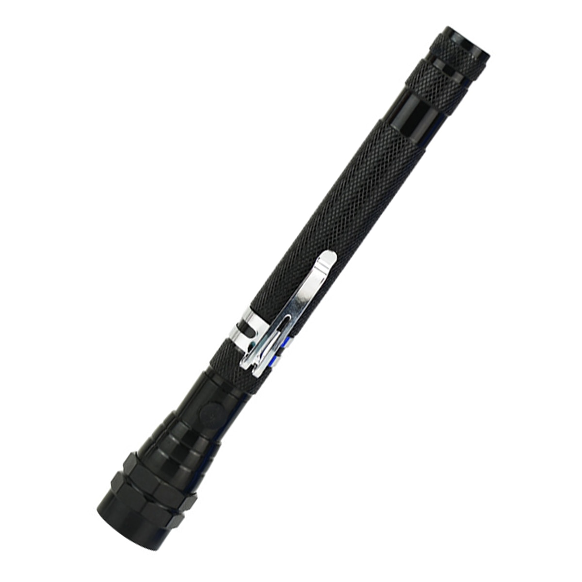 Magnetic LED rtable Torch Flexible Head  Torch with a Magnet Telescopic Flexible 3 LED Lamp Pick Up Tool - Black