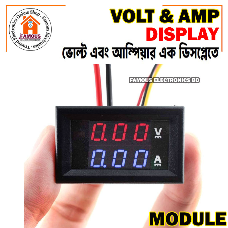 Dc 100V 10A Digital Voltmeter Ammeter 0.28 Blue Red Led Amp Dual Digital Volt Meter-1Pcs - Multimeter - Comprehensive Measurement Tool. 