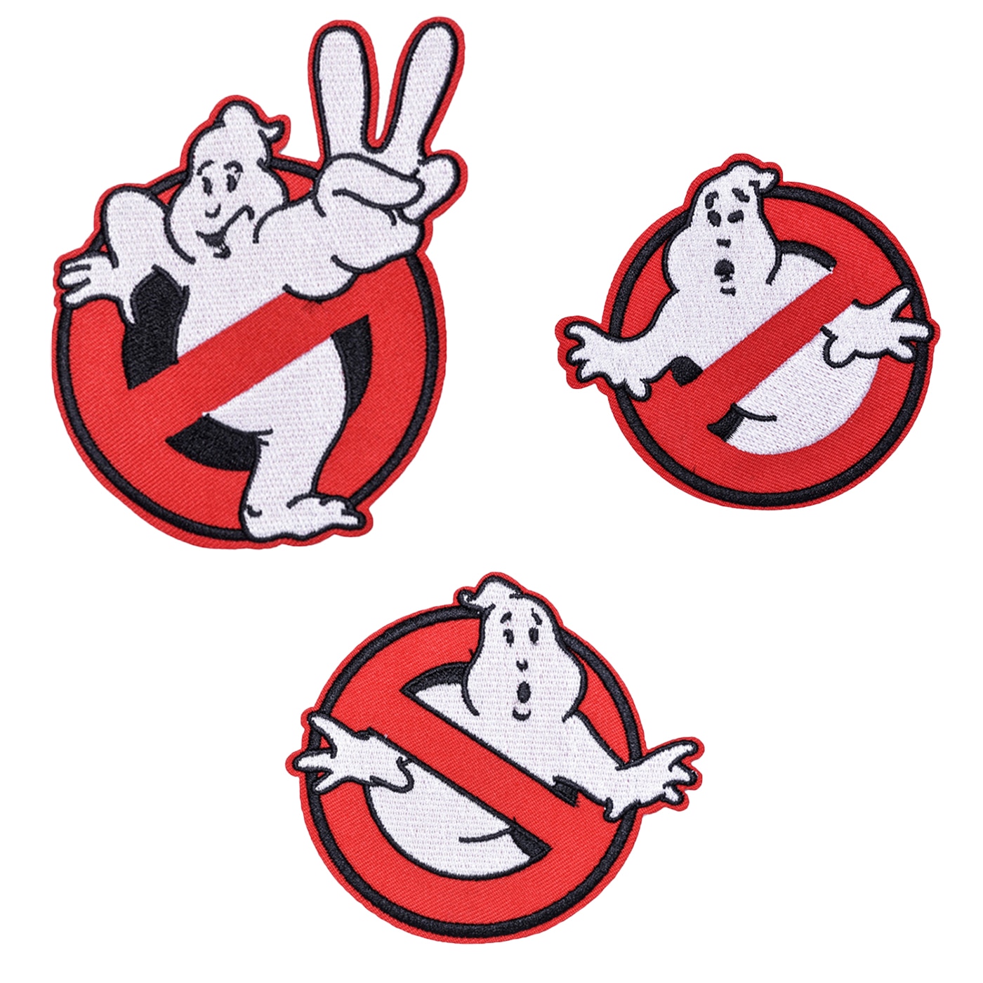 Ghostbuster Tactical Embroidered Patches Iron on Punk Patch for Clothes Stickers Horror Movie Morale Badge Backpack Accessory. 
