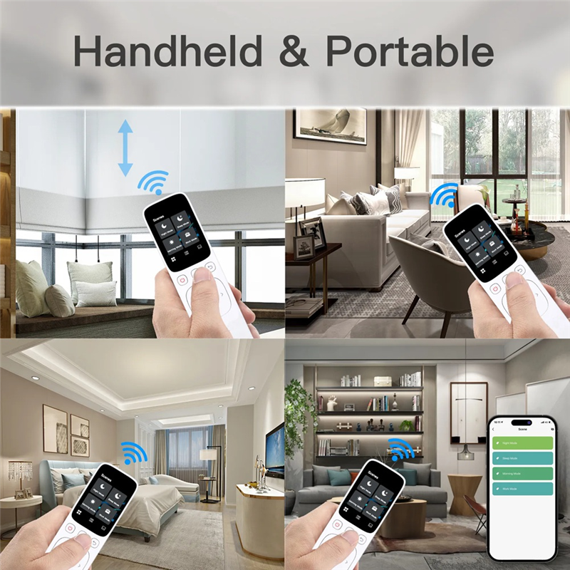 Wifi Tuya Smart Central Control Panel Wireless Touch Screen Handheld IR Remote Controller for Home Appliance Easy Install Easy to Use. 