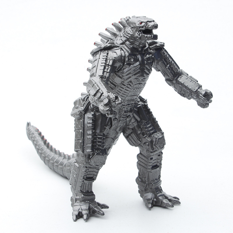 Mechanical Godzilla Anime Handmade Model Enamel Doll Monster Toy Simulation Dinosaur Quitola Ornament. 