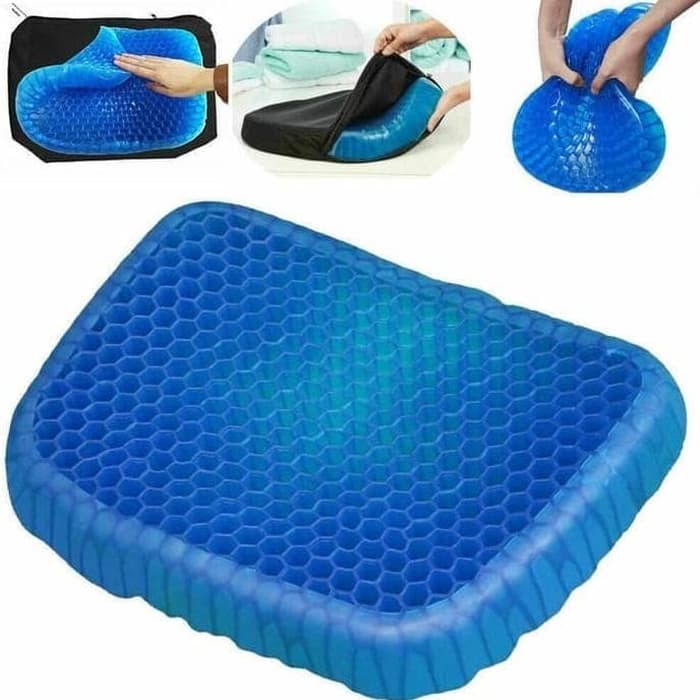 Support Cushion Egg Sitter Gel Flex Seat Cushion Breathable Honeycomb Design. 
