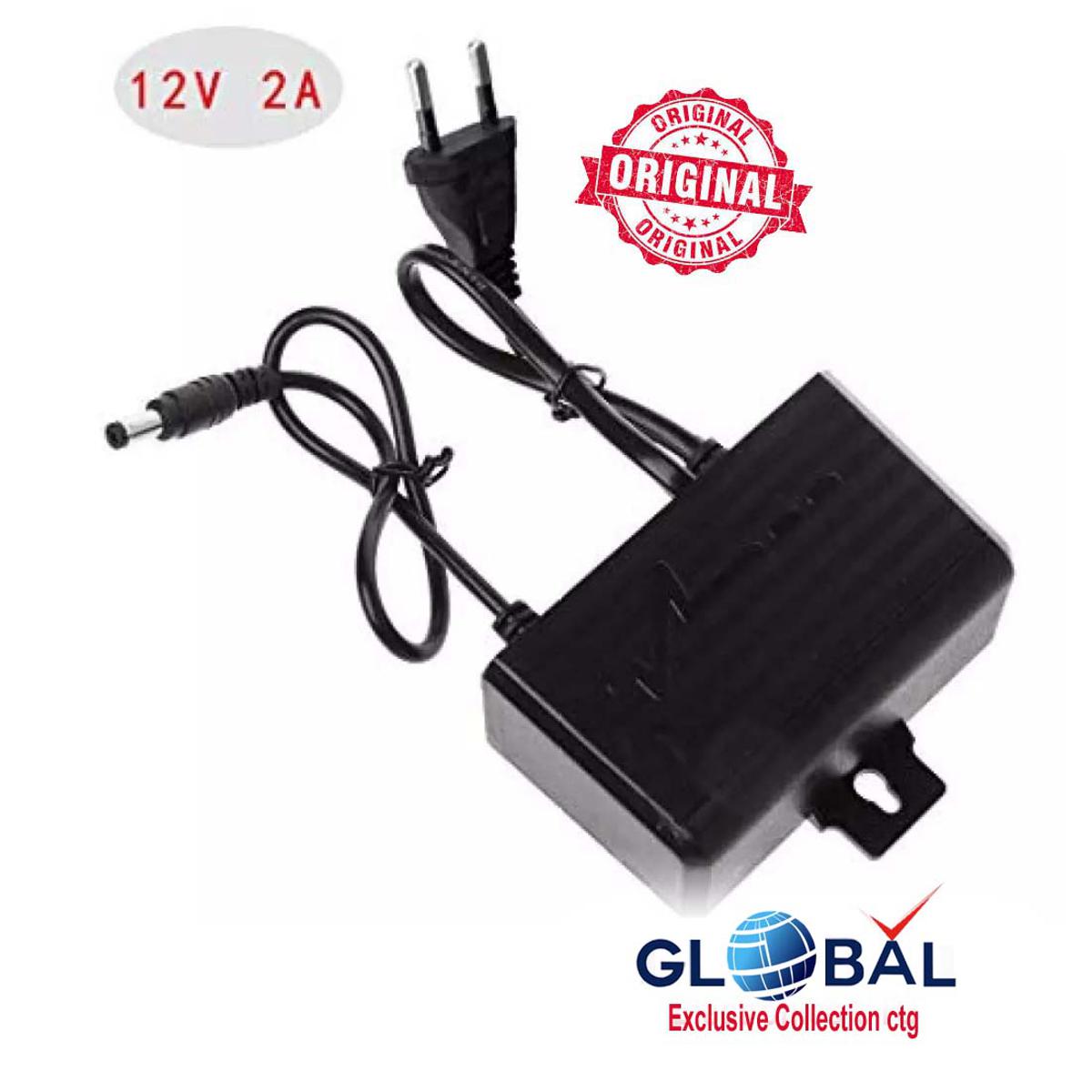 12V 2A Adaptor Waterproof Ac Dc Adapter 12V 2A Cctv Power Supply /Camera Adapter - Multi Plug - multi plug